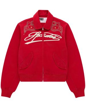 Sp5der R-05 Script Bomber Jacket 372" - Red