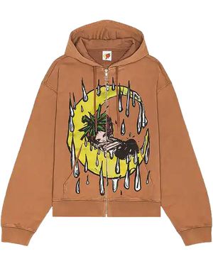 Sky High Farm Eri Zip Up Hoodie Shf07T042 2" - Black