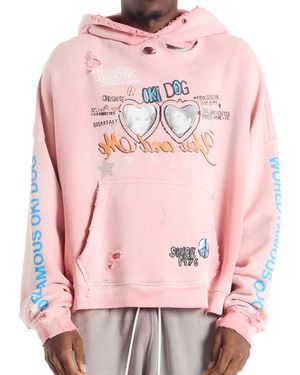 PALY Oki Dog Hooded Sweatshirt 4U005Q3009Pnk" - Black