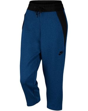 Nike Sportswear Tech Fleece Crop Trousers 831711 429" - Blue