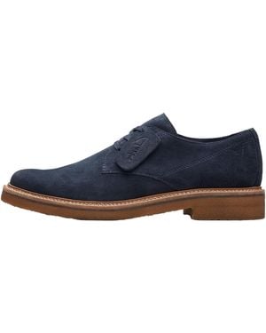 Clarks Clarkdale Derby Suede" 26176109" - Blue