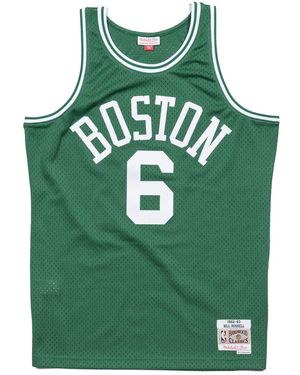 Mitchell & Ness Swingman Road Jersey Celtics 1962 Bill Russell "Kelly" Smjygs18140 Bcekygn62Brs" - Green
