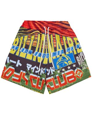 BBCICECREAM Compass Shorts 861 2106 Wht" - Black