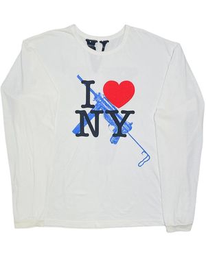Vlone(GOAT) I Love Ny Long Sleeve T-Shirt Vl0035" - Black