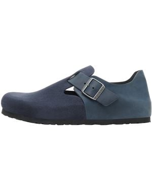 Birkenstock London Mixed Leather "New" 1030167" - Blue