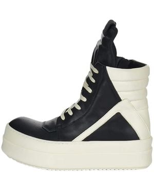 Rick Owens Mega Bumper Geobasket High Milk" Ru01F2868 Lbelco 911" - Black