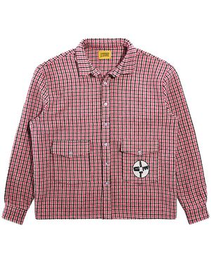 DIET STARTS MONDAY Bluegrass Ls Flannel Dsm Spr24 016" - Red