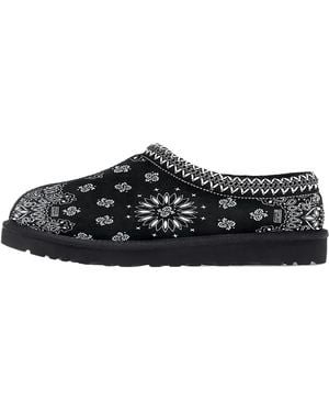 Bravest Studios Paisley Slippers Bs44" - Black