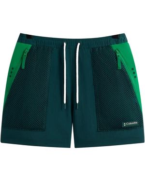Kith Columbia Wind Short "Dark" 27" - Green
