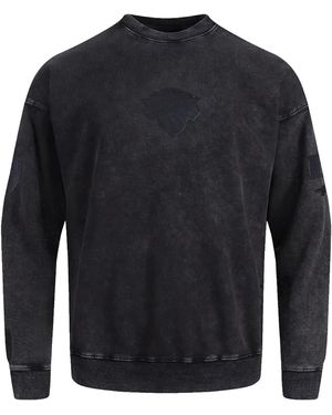 Pro Standard New York Knicks Vanguard Enzyme Wash Crewneck "Washed" Bnk5516317 Wbk" - Black