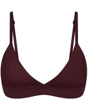 Skims Shine Triangle Bra "Nike - Black