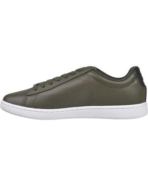Lacoste Carnaby Evo Trainers "Khaki 742Smsa0005 014" - Black