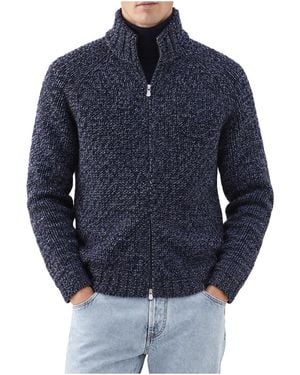 Brunello Cucinelli Wool Silk Jumper Brun2251" - Blue