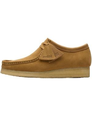 Clarks Originals Wallabee "Mid Tan Suede" 26180198" - Black