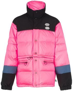 Off-White c/o Virgil Abloh Down Detachable Padded Jacket Omed013R19C020212800" - Black