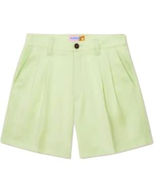 GOLF le FLEUR Double Pleated Trousers "Mint" 2001Mnt" - Green