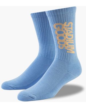 Stadium Goods Crew Sock And Cream" - Blue