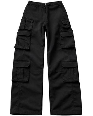 Kith Allyn Nylon Mid Rise Cargo Trousers 97" - Black