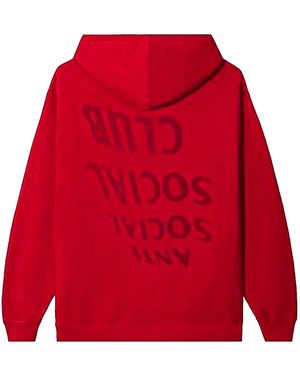 ANTI SOCIAL SOCIAL CLUB After I Met You Hoodie Assc023" - Red