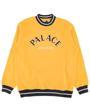Palace Couture Crew P14Cs029" - Yellow