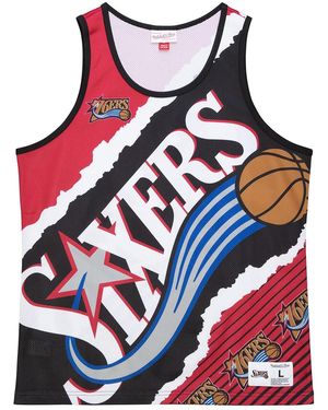 Mitchell & Ness M&N Jumbotron Basketball Jersey Tmtk1232 P76Yypppbkrd" - Black