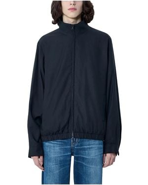 Our Legacy Casino Jacket "Still Calm Cupro Cotton" M2261Csb" - Black