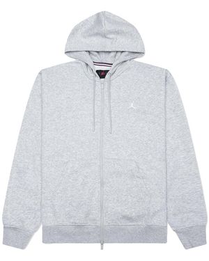 Nike Air Brooklyn Fleece Zip Up Hoodie Fv7289 050" - Black