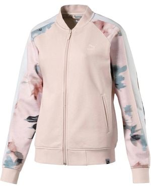 PUMA Classics Logo T7 Track Jacket Aop "Pearl" 575072 36" - Black