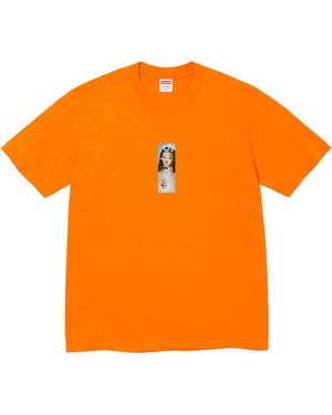 Supreme Prayer Card Box Logo T-Shirt "Fw26 - Orange