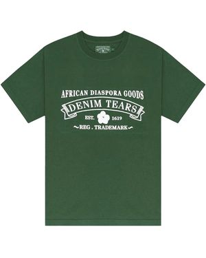 DENIM TEARS Adg T-Shirt Dt181" - Green