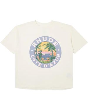 Rhude Reverse T-Shirt "Vintage" Rhps24Tt010120611" - Black