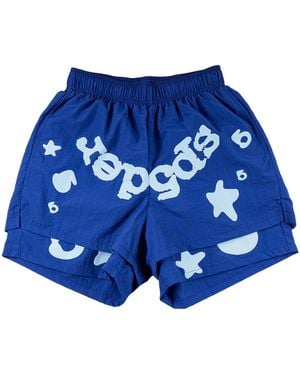 Sp5der Beluga Double Layer Short "Tory" 437" - Blue