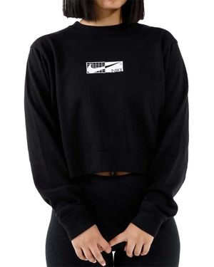Nike Sportswear Fleece Crewneck Dm6135 010" - Black