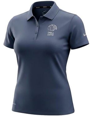 Nike Sport Golf Polo "World Golf Championships Dell" 884871 471" - Blue