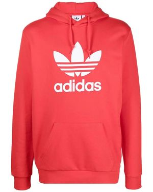 adidas Trefoil Hoodie H06668" - Red