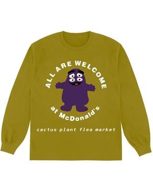 Travis Scott Cpfm X Mcdonald's Grimace Long Sleeve T-Shirt "Pickle" Cpfm60" - Green