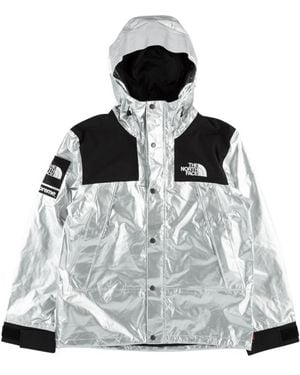 Supreme Tnf Metallic Mountain Parka "Ss18" Su4105" - Black