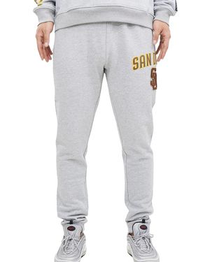 Pro Standard Mlb San Diego Padres Stacked Logo Joggers Lsp431916 Hgr" - Black