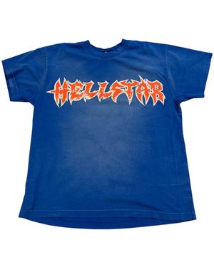HELLSTAR Metal Logo T-Shirt Hsr257" - Blue