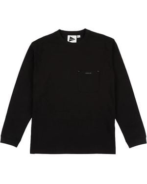 Gramicci Knit Backprint Ls T-Shirt "And Wander - Black