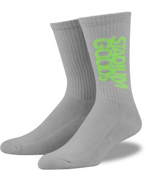Stadium Goods Crew Socks "Glow - Black