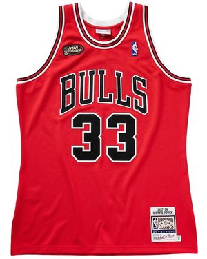 Mitchell & Ness Nba Scottie Pippen Authentic Jersey "1997 Chicago Bulls - Red
