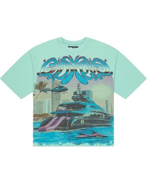 GODSPEED NEW YORK Memento Vivere Ss T-Shirt Gs Memviv" - Green