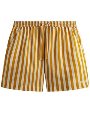 Kith Striped Cedar Short Khm060365 718" - Black