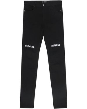 RTA Bryant Skinny Jean "Sinners Jean" Mf7Ac 3Blk" - Black