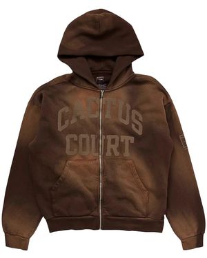 Travis Scott Nike Cj Cactus Court Varsity Zip Hoodie Tsuc119" - Black