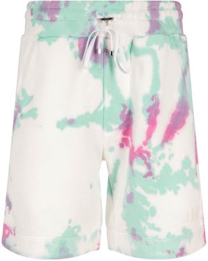 Amiri Core Tie Dye Sweat Shorts Mjte003 349" - Black