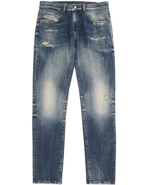 DIESEL Slim Jeans 2019 D-Strukt Denim "Dark" A03558007Y601" - Blue