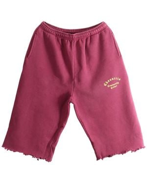 Willy Chavarria Community Centre Distressed Trousers "Bordeaux" Mujsb008 064N 045" - Pink