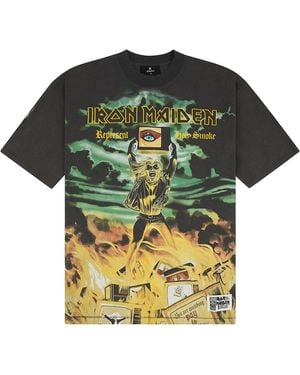 Represent Iron Maiden Holy Smoke T-Shirt "Ash" Mlm100586 53" - Black